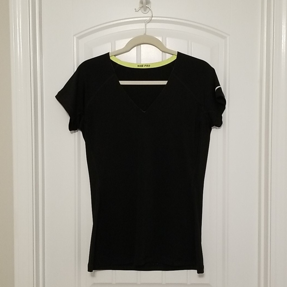 Womens Nike Pro Black Shirt